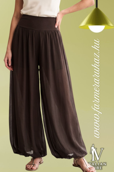 Italian Vibe női lehajtott derekú nadrág (2620164)