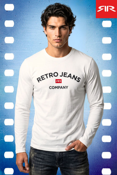 RetroJeans férfi hosszú ujjú felső (RR Crew M) 261222
