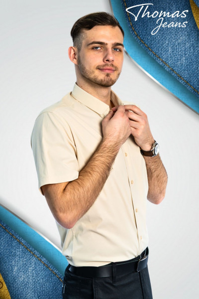 Thomas Jeans férfi rövid ujjú ing 261024