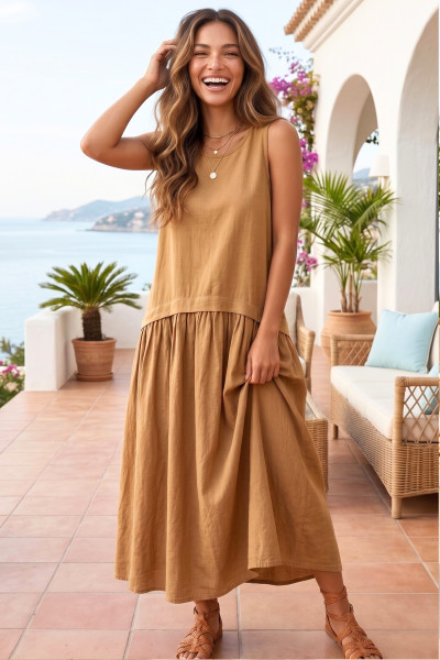 Italian Vibe női maxi ruha (2630253)