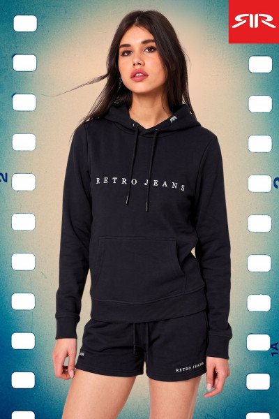 RetroJeans női jogging felső (Gwen Hoodie Jogging Top) 261287