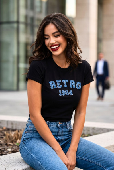 RetroJeans női póló (Dita) 252160