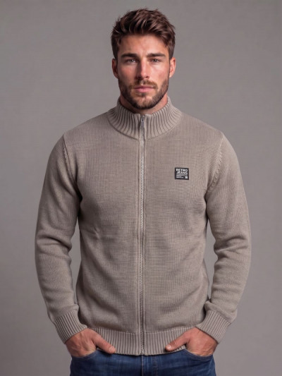 RetroJeans férfi kötött pulóver (Brendan Zip Up) 262024