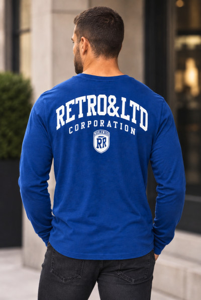 RetroJeans férfi hosszú ujjú felső (Zephyr) 242280