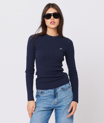 RetroJeans női kötött pulóver (Cable W) 262147