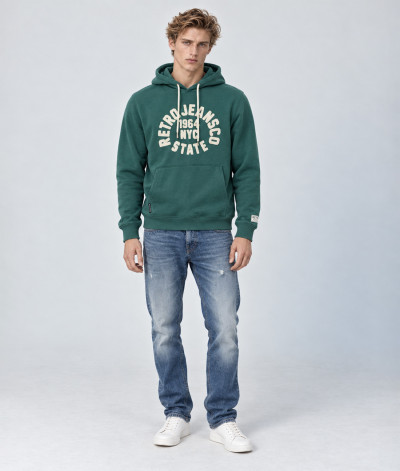 RetroJeans férfi jogging felső (Marco Hoodie Jogging Top) 262073