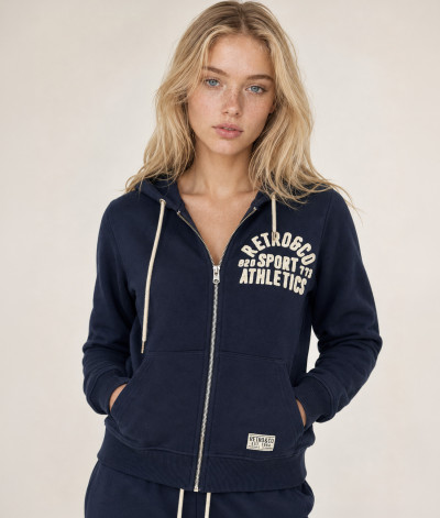 Retro női Jogging top (Joyce Zip Hoodie Jogging Top) 262089