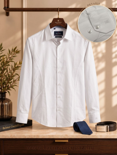 Balance férfi ing (SoftSaten - Long Slim fit) 262037