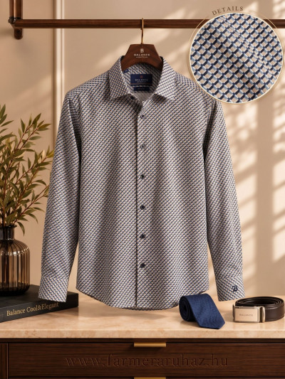 Balance férfi ing (Vasrel d. print - slim fit) 262044